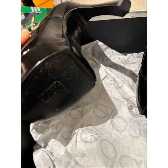 YSL Patent Leather Peep toe Platform Pumps - Picture 4 of 9